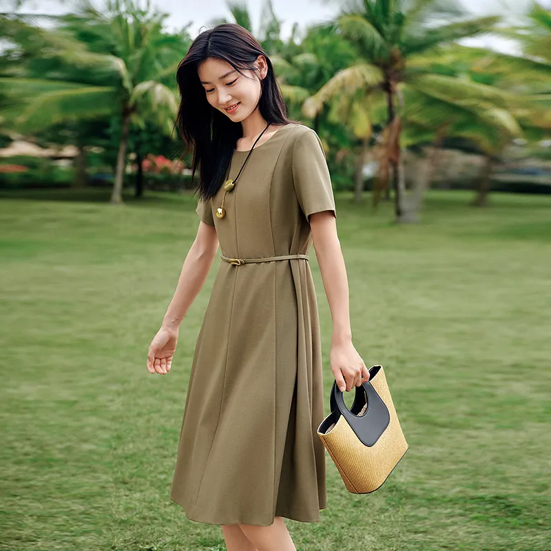 JZ. ANNAKRO Short Sleeved Dress Women's-5