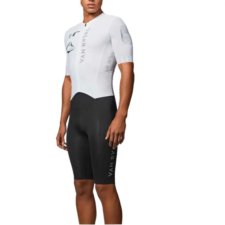 DECATHLON Cycling Clothing Men's Smoky Black/Snow-3