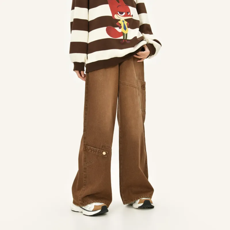 SNBL Jeans Women's Brown-2