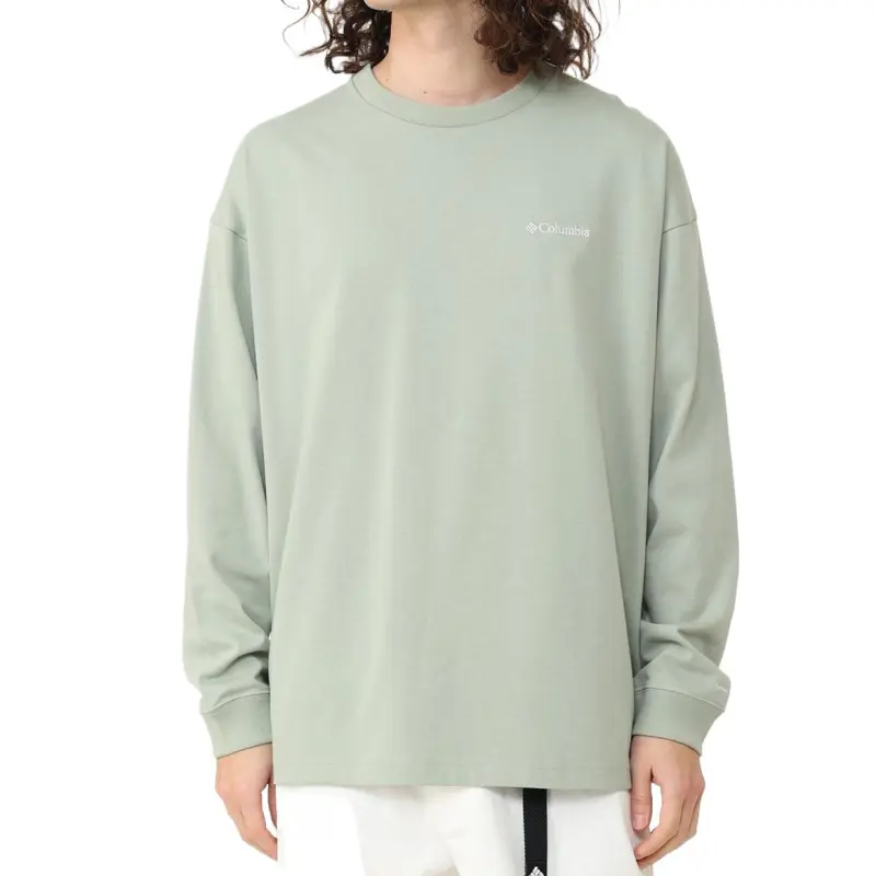 Columbia T Shirt Unisex Light Green-2