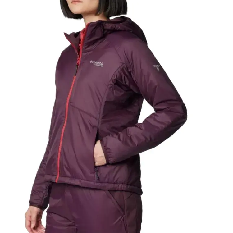 Columbia Omni-Heat Silver Leaf Jacket Women's Burgundy-2