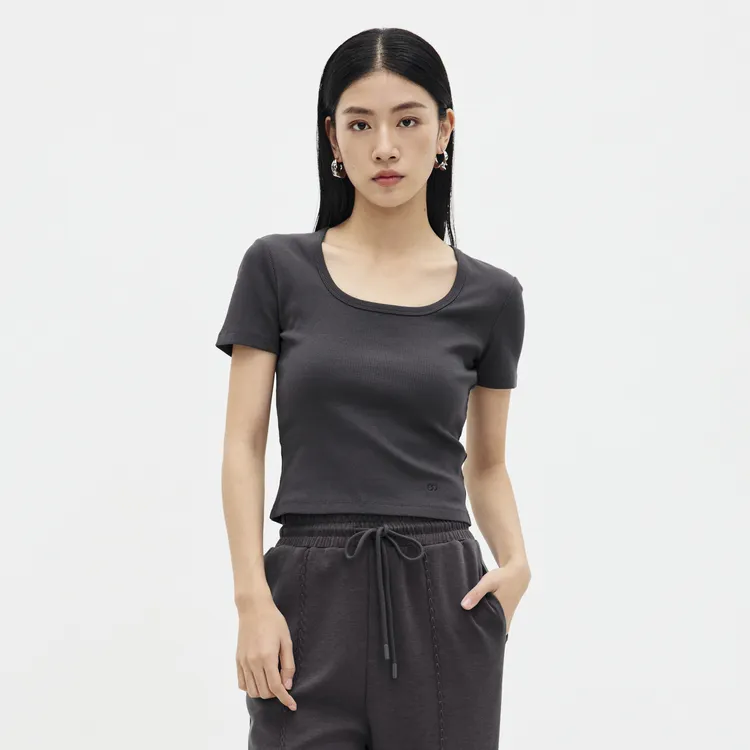 SHUIYUNJIAN Summer Comfortable Minimalist Style Dopamine Dressing Knitwear Women's-8
