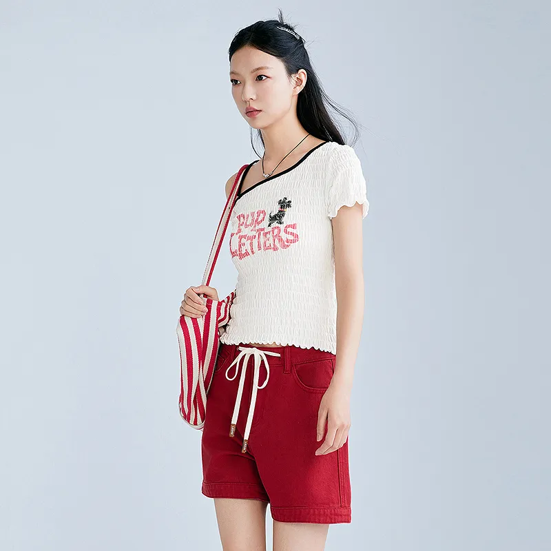 LEDIN T Shirts Women's White-5