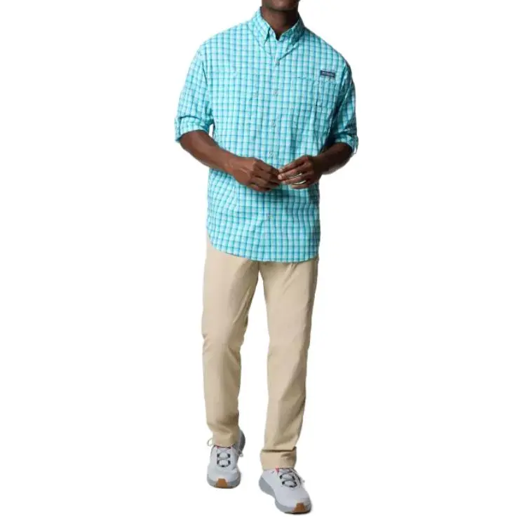 Columbia PFG Super Tamiami Shirt Men's Propagation Plaid-3