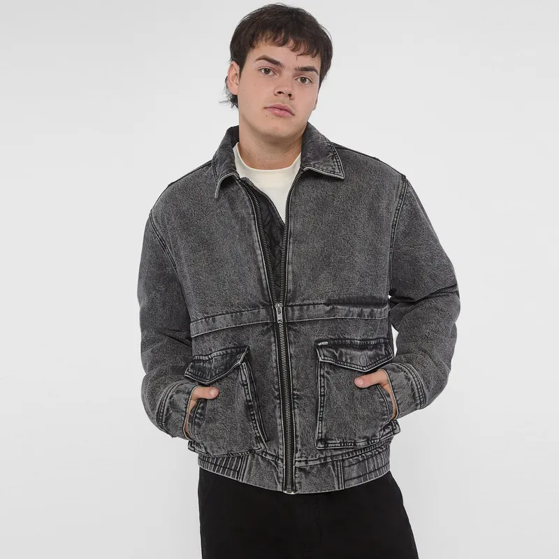 GUESS Jackets Coats Men's Black-3
