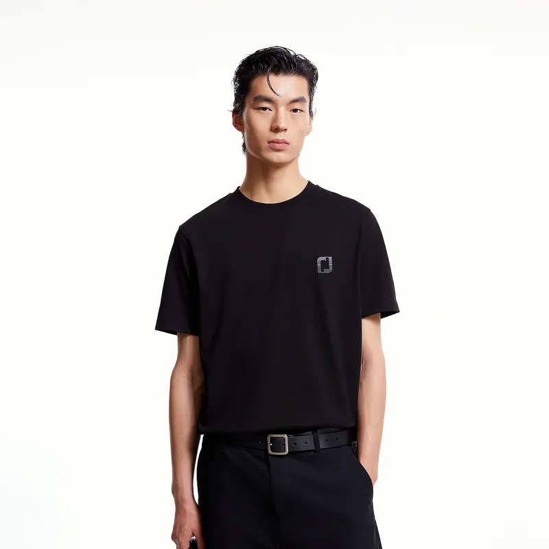 JACK&JONES T Shirts Men S03 Black-3