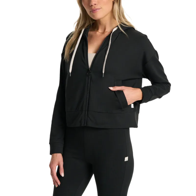 Vuori Sweatshirt Women's Black/BLACKHEATHER-1