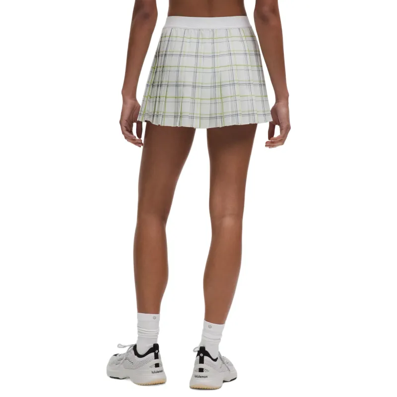 Lululemon Casual Short Skirts Women's White Multicolor Plaid-1