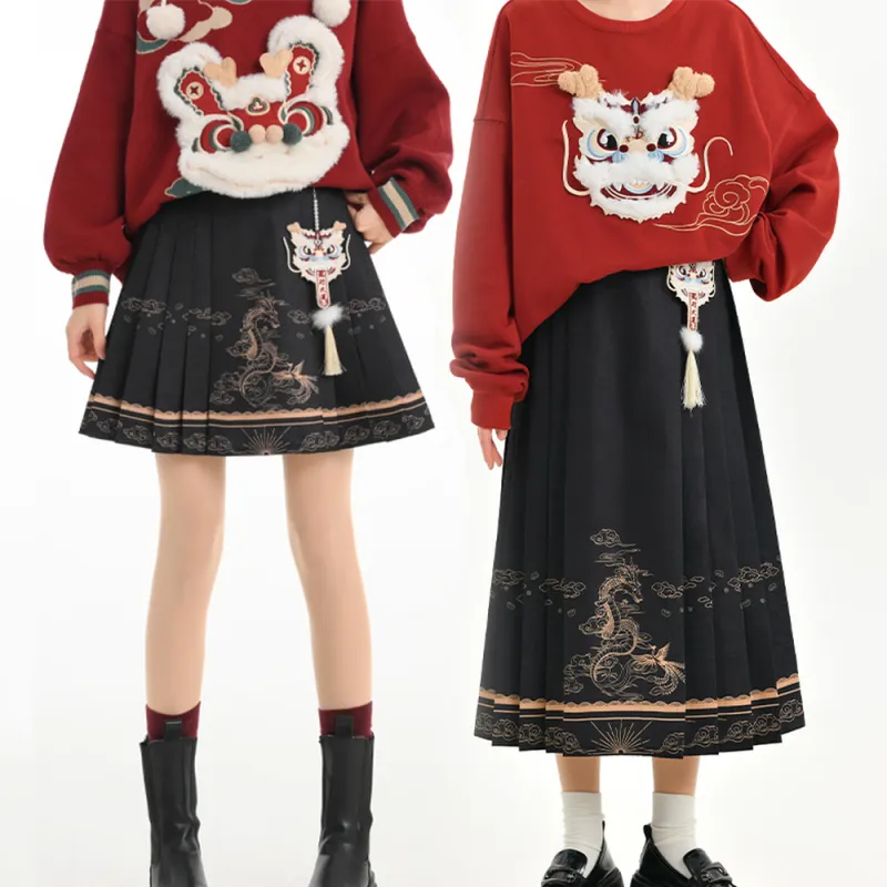 SNBL Casual Short Skirts Women's Black-7