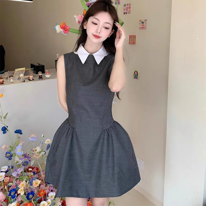 AURORA MUSE Sleeveless Dress Women's Gray-2