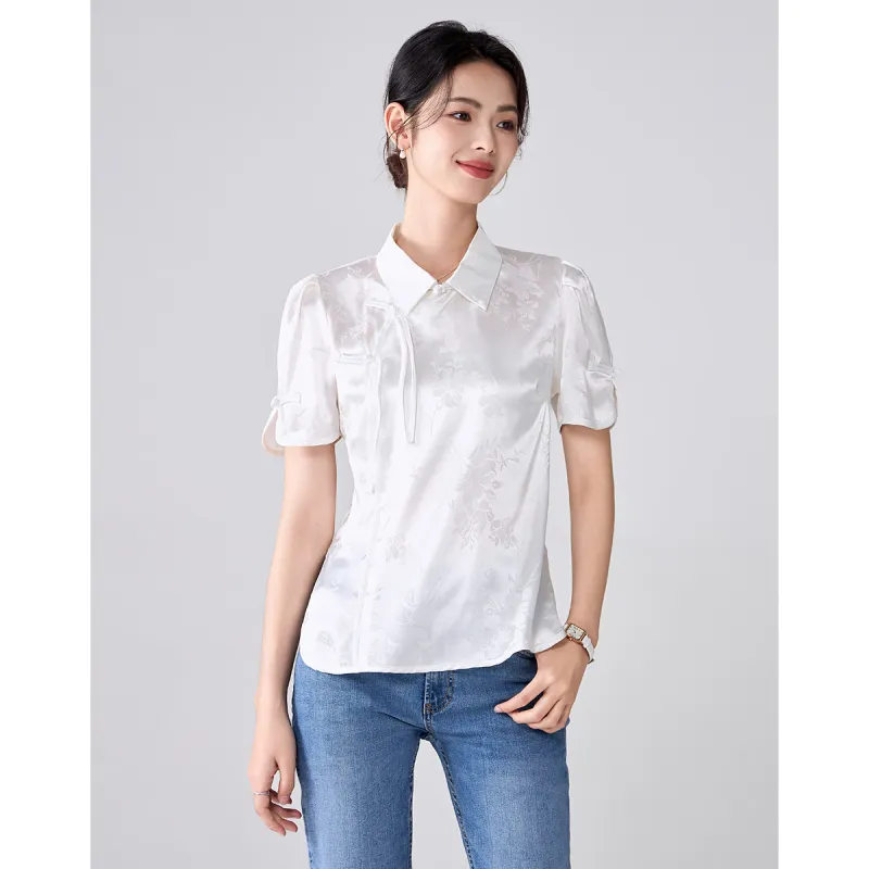 Love Elaine Summer Shirt Regular Women's White-2