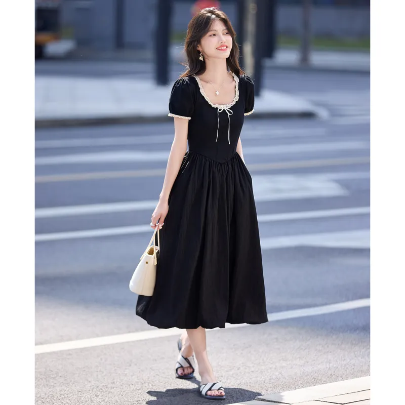 Still Quiet Short Sleeved Dress Women's-3