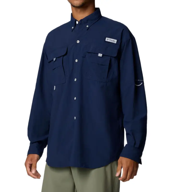 Columbia PFG Bahama 2 Shirt Men's Marine Blue-2