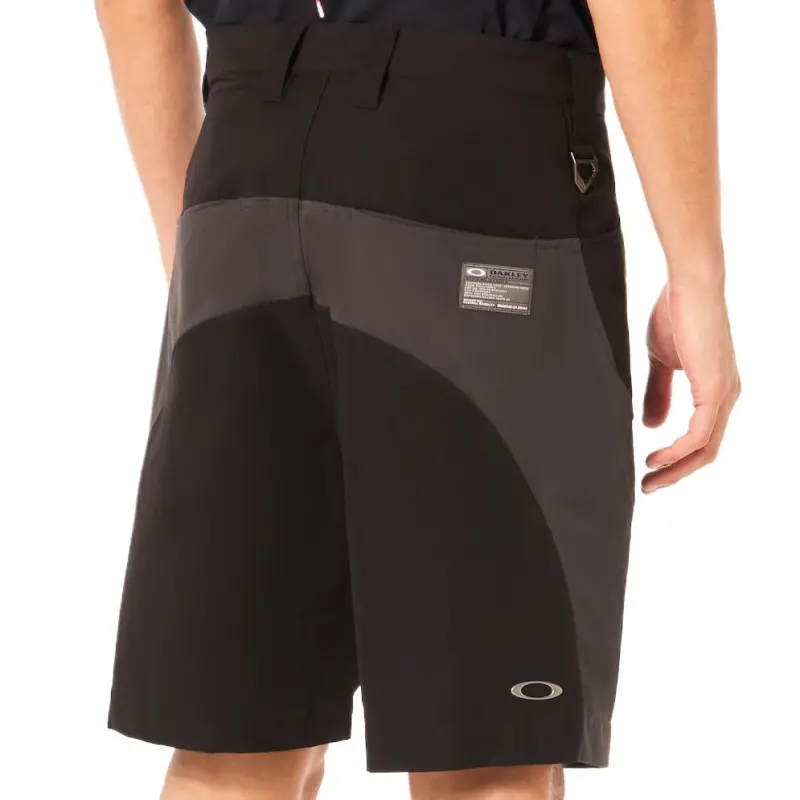 Oakley Icon Shape Casual Shorts Unisex Black Gray Color-3