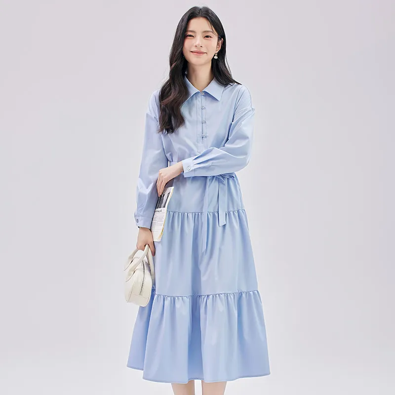 Dajia Poetry Long Sleeved Dress Women's-1
