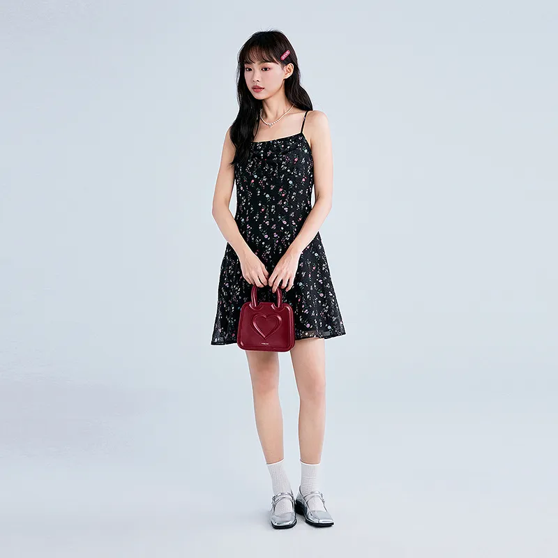 LEDIN Slip Dresses Women's Black-2