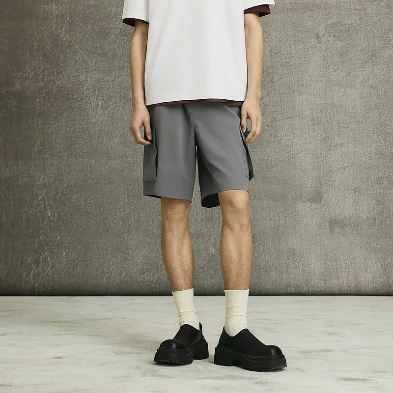 GXG Casual Shorts Men's Gray Green-3