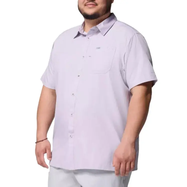 Columbia PFG Slack Tide Shirt Men's Light Purple-2