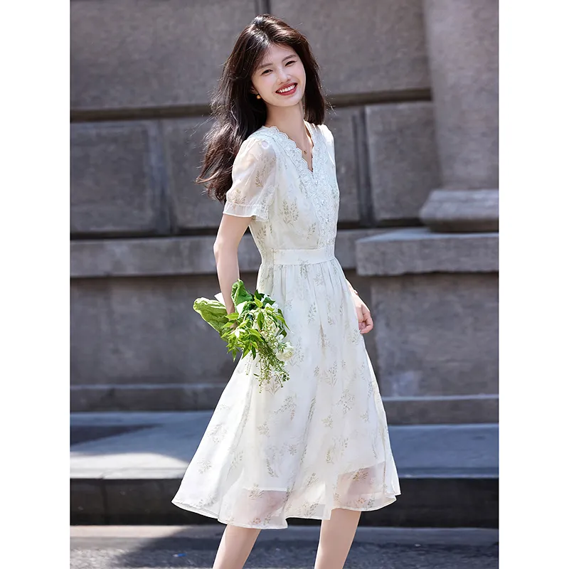 A Paradise For Awakening Short Sleeved Dress Women's-5