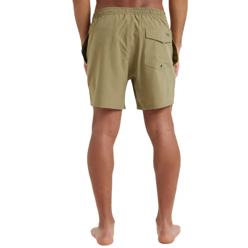 Quiksilver Surfsilk Solid Swimming Shorts Men's Khaki-3