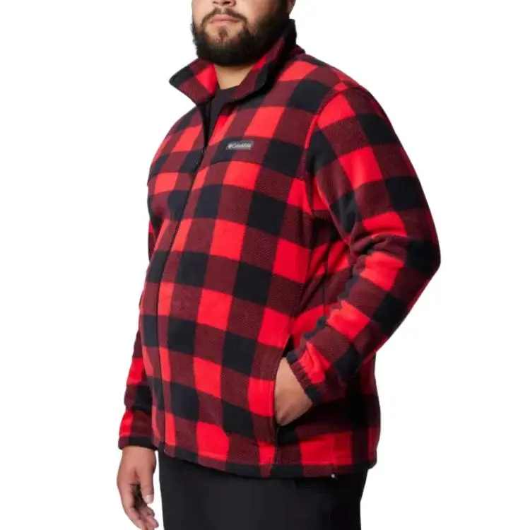 Columbia Steens Mountain Jackets Coats Men's Mountain Red Plaid Print-3
