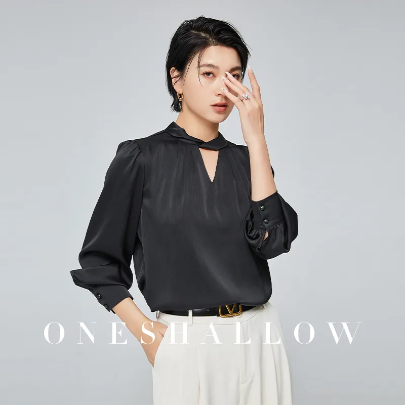 ONE SHALLOW Shirt Women's Black-2