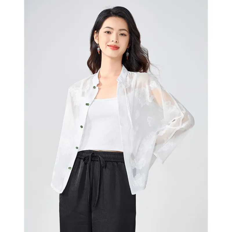 Love Elaine Shirt Regular Women's White-1
