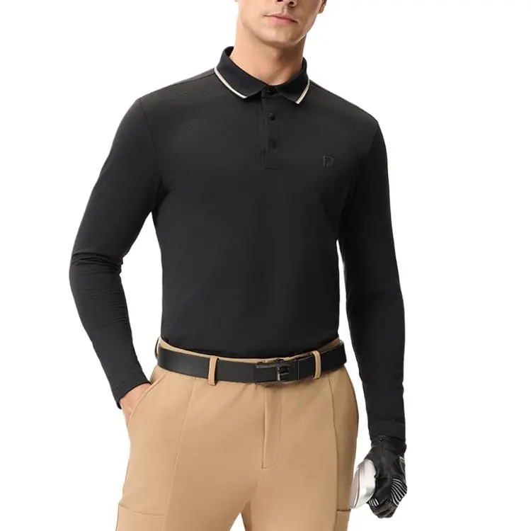 FILA Golf Series Polo Shirt Men's Pitch Black-2