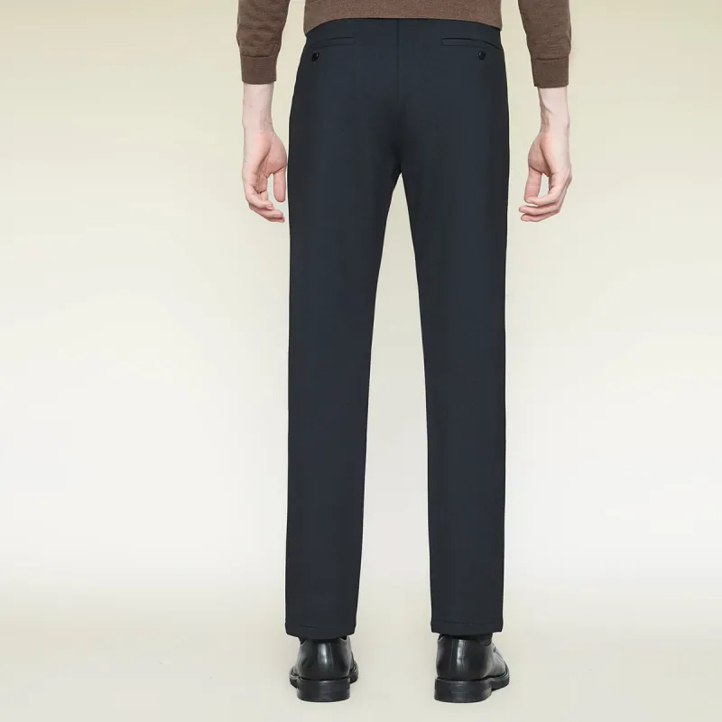 Red Bean Casual Pants Men's Navy Blue-1