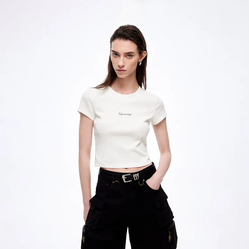 ONLY T Shirts Women's A43 Cream White-2