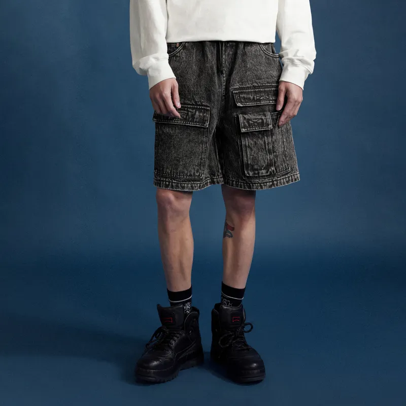 NO ONE ELSE Denim Shorts Unisex-2