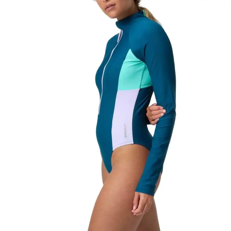 Speedo One piece Swimsuit Women's Dark Blue Green-2