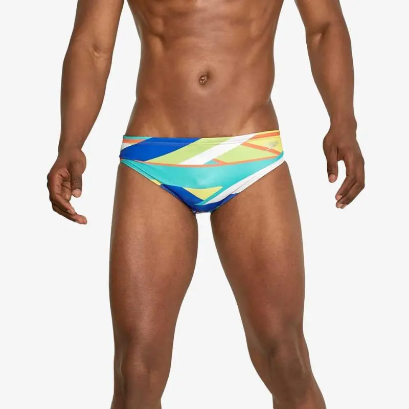 Speedo Men's Printed One Brief Cobalt Blue Swimming Shorts Men's-67