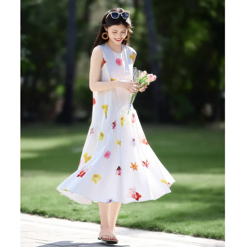 Still Quiet Sleeveless Dress Women's-3
