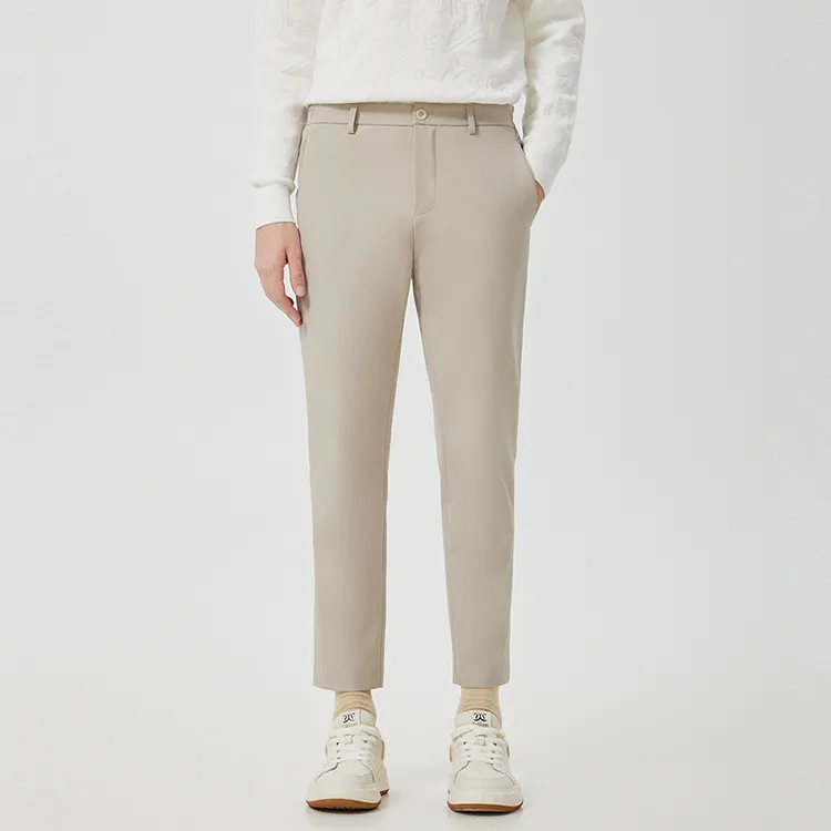 Cabbeen Casual Pants Men's Khaki-2