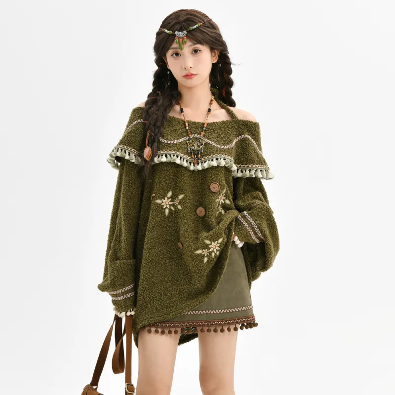 SNBL Two Piece Skirt Sets Women's Sweater+Skirt-11