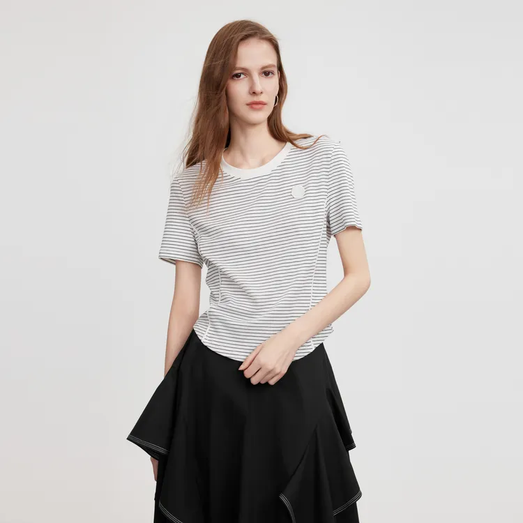 ELLE T Shirts Women's Stripes-6