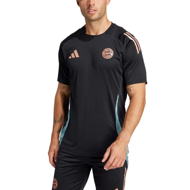 Adidas Bayern Munich Black Tiro 24 T Shirt Men's Black-2