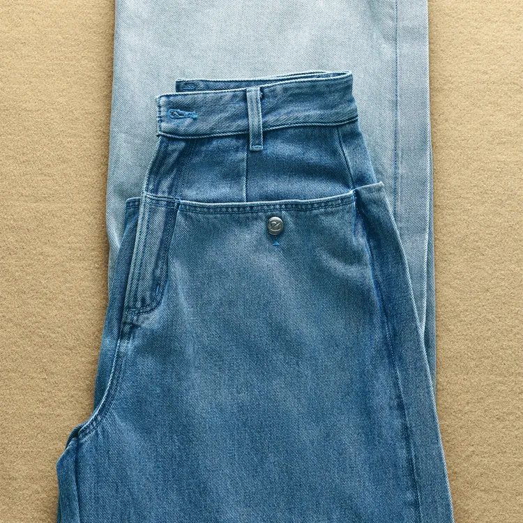 Lost In Echo Jeans Women's Gradient Blue-4