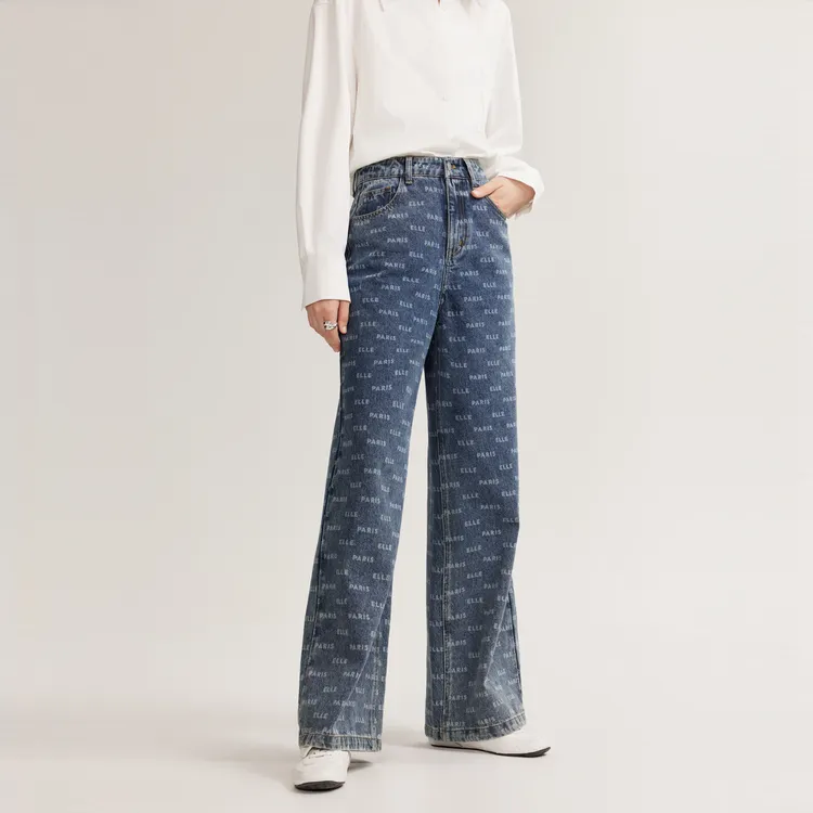 ELLE Jeans Women's Blue-2