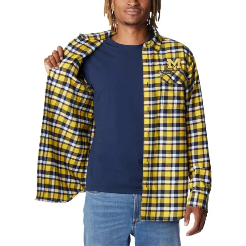 Columbia Collegiate Flare Gun Shirt Men's Yellow-2