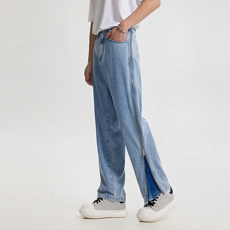 Cabbeen Jeans Men Sky Blue 37-2