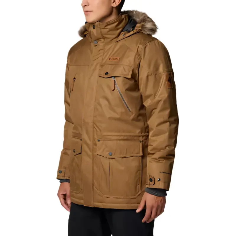Columbia Barlow Pass TurboDown™ II Jackets Coats Men's Brown-2
