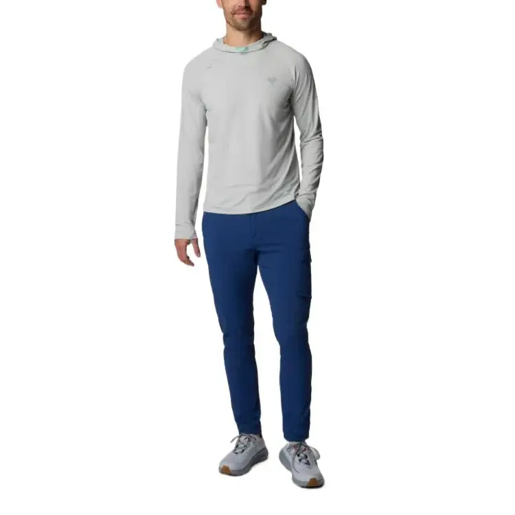 Columbia Wild Cast Omni-Shade Omni-Freeze Omni-Wick Sweatshirt Men's Gray-3