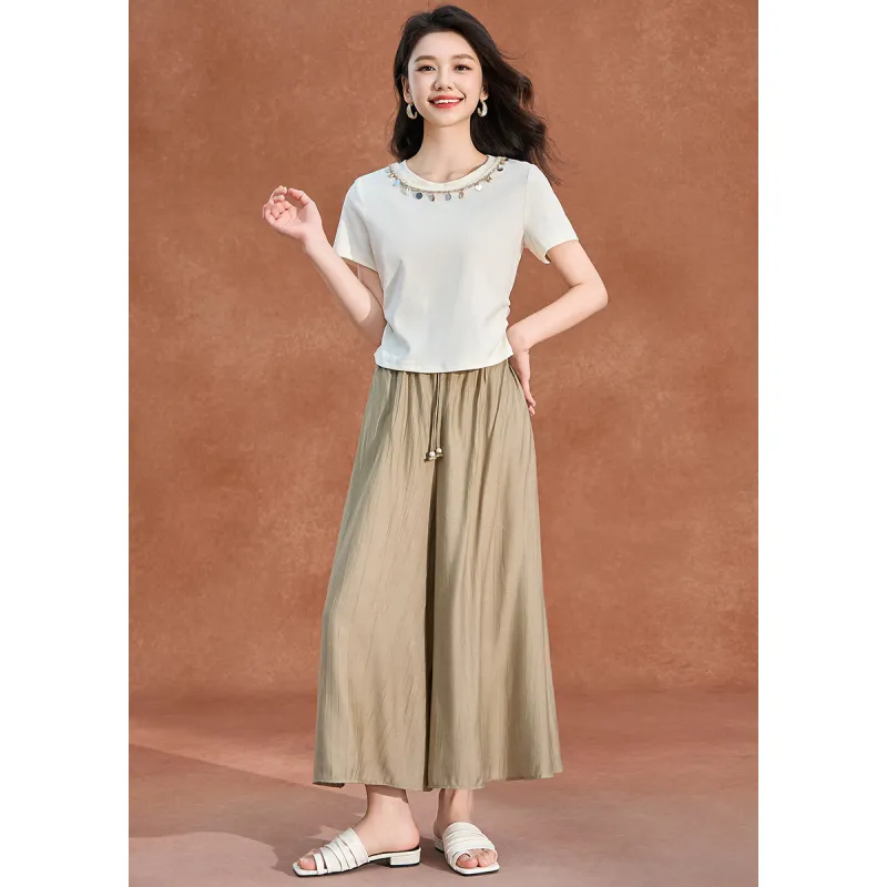 Mylan Summer Casual Suit Cinched Waist Women's-2