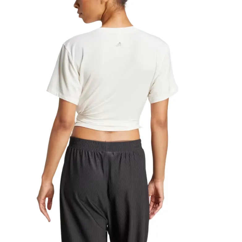 Adidas Women's Yoga T Shirt Chalk White-1