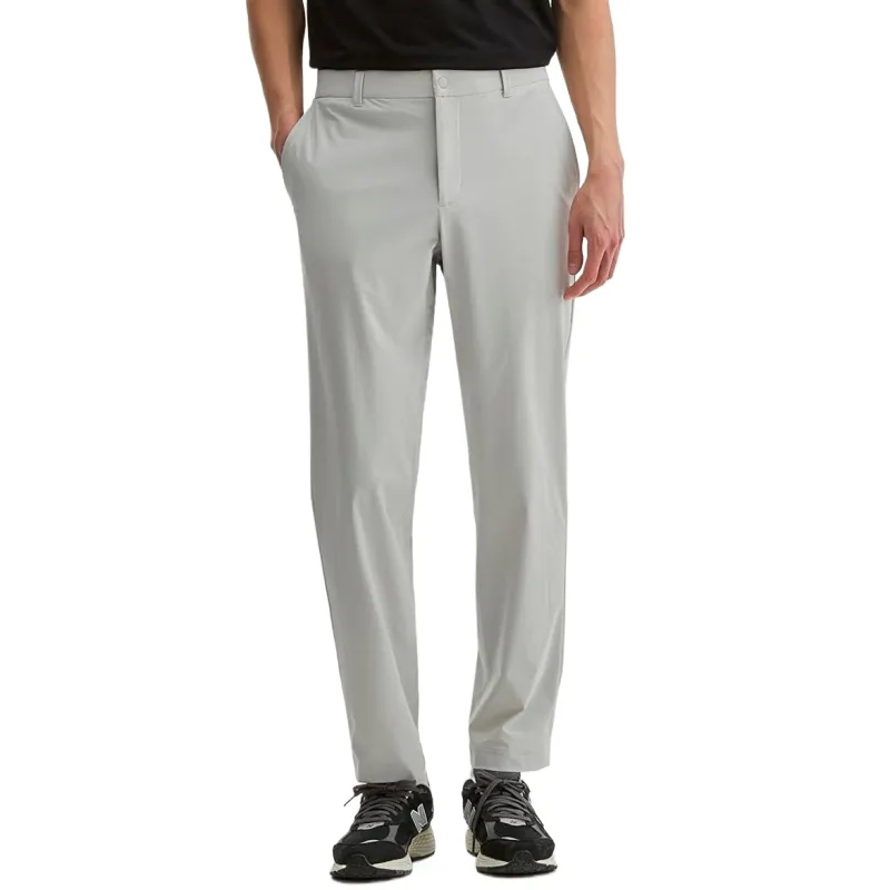New Balance MEN FROZEN 테이퍼드 트리코트 팬츠 SLIM FIT Casual Pants Men's Light Beige-2