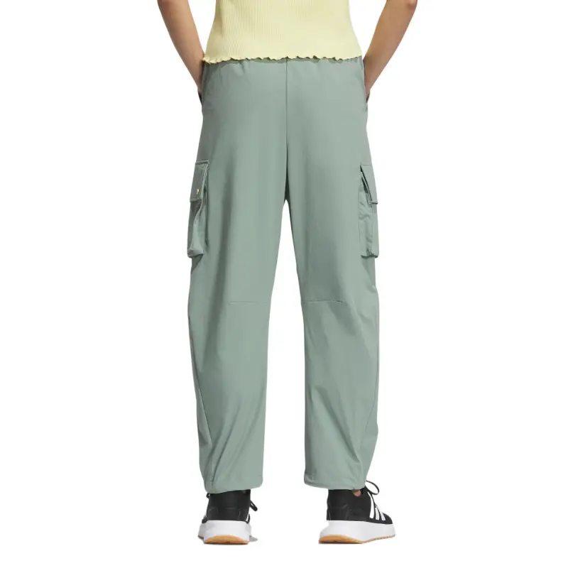 Adidas LUXFLOW Cargo Pants Women's Silver Green-2