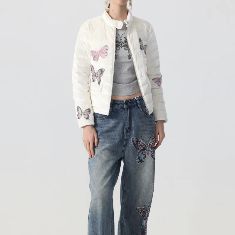 TCH Down Jackets Women's White-3