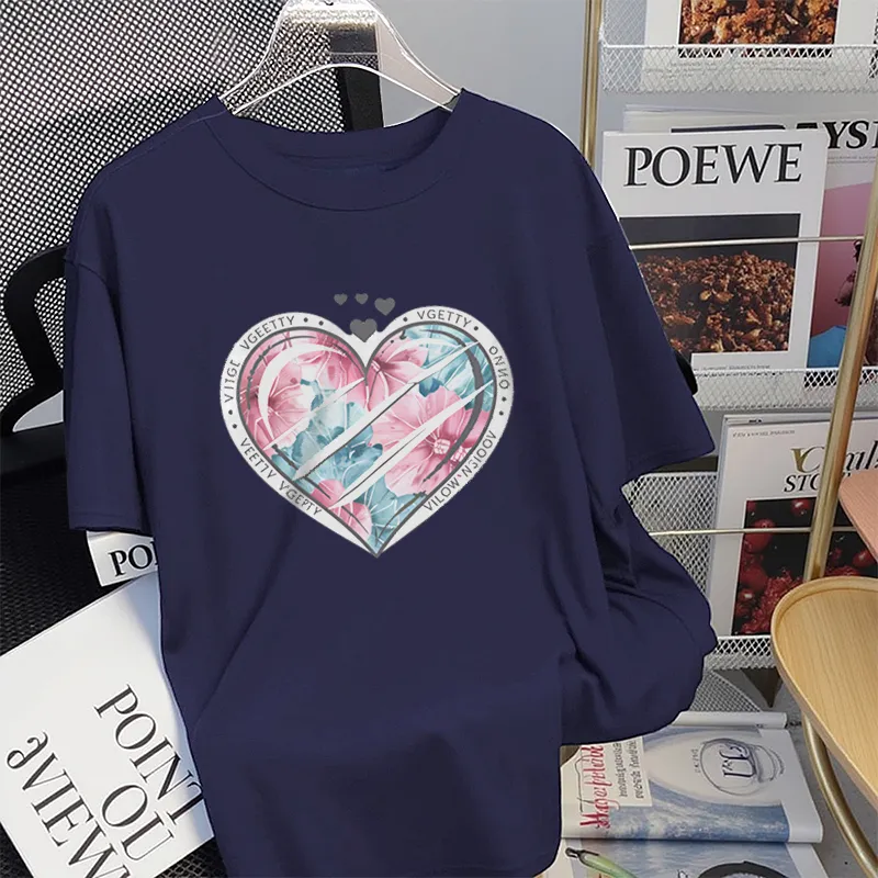 FAIRWHALE Drop Shoulder Sleeve T Shirt Women's-11